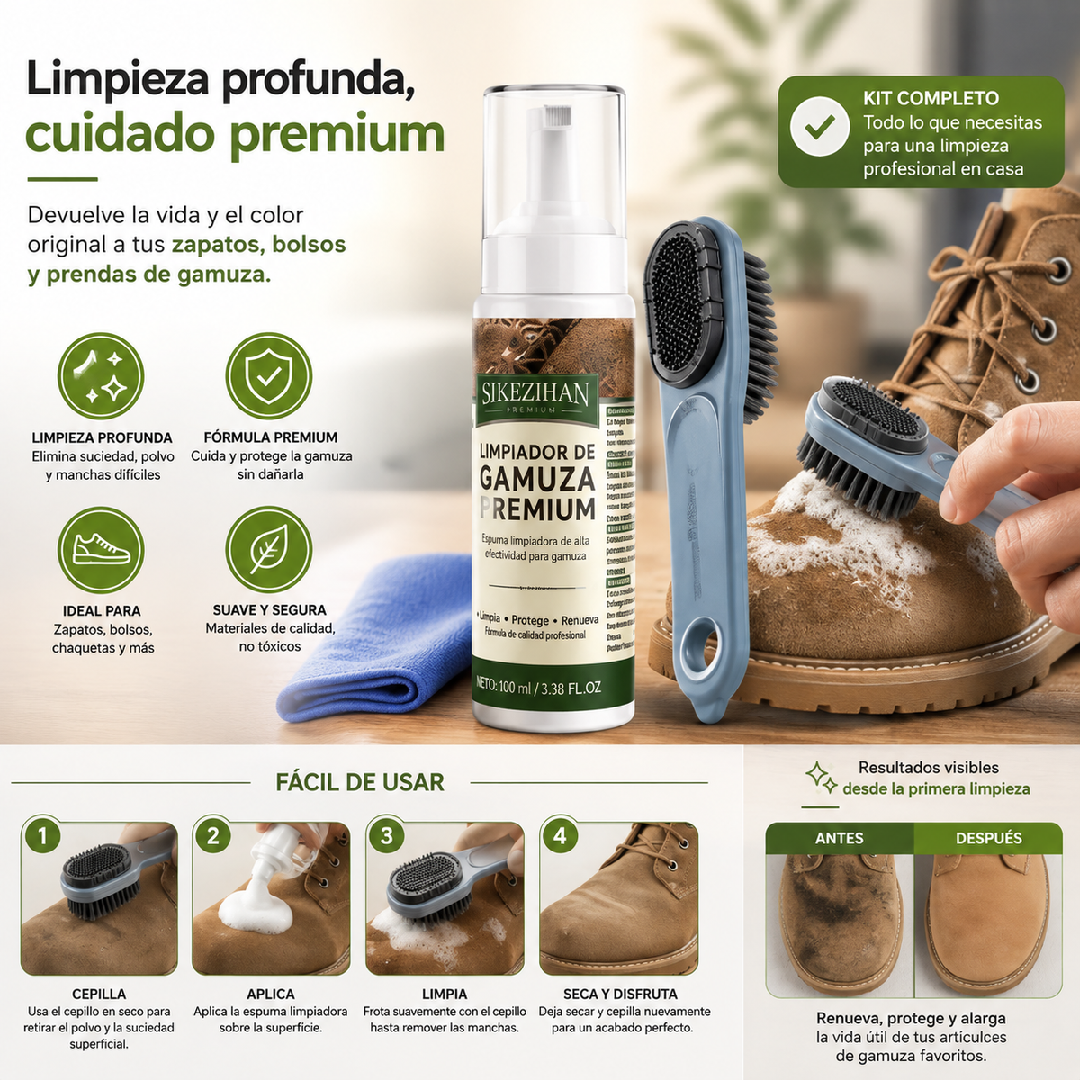 Kit de Limpieza de Zapatos