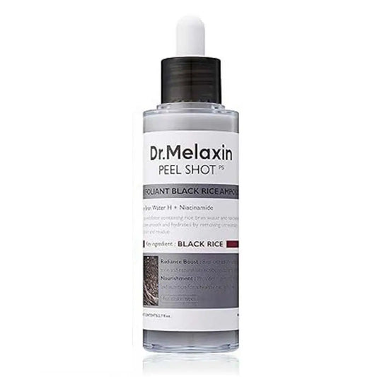 White and Black Rice Ampoule Essence Deep Moisturizing Peel Shot Exfoliating Essence Improve Dryness Oil-Control Skin Care