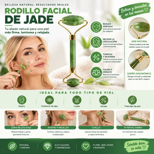 Set Gua Sha Facial de Jade Natural